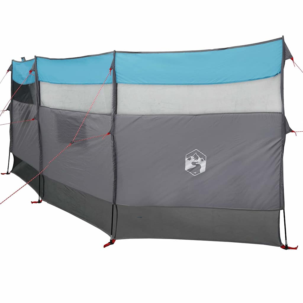 Vjetrobran za kampiranje plavo 510x153 cm vodootporni