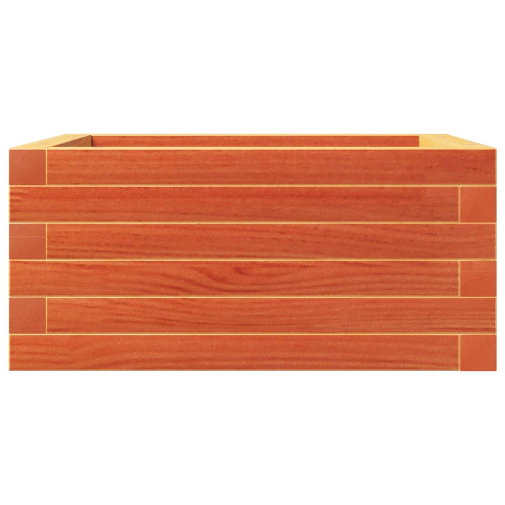 Vrtna sadilica voštano smeđa 50 x 50 x 23 cm masivna borovina