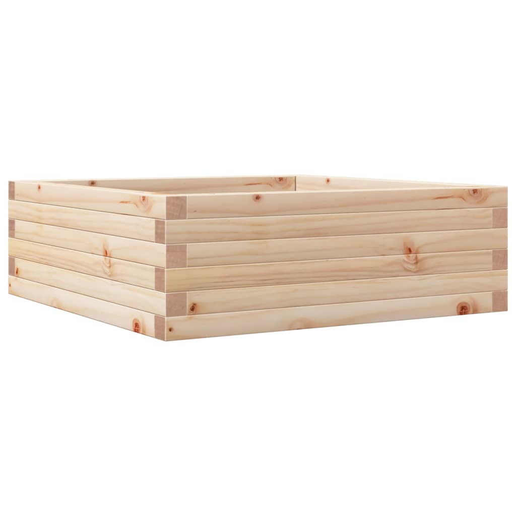 Vrtna sadilica 70x70x23 cm od masivne borovine