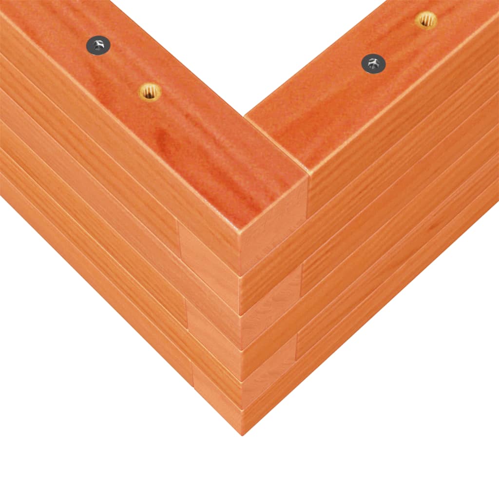 Vrtna sadilica voštano smeđa 70 x 40 x 23 cm masivna borovina