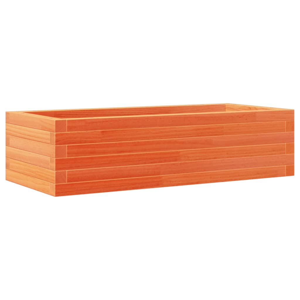 Vrtna sadilica voštano smeđa 90 x 40 x 23 cm masivna borovina