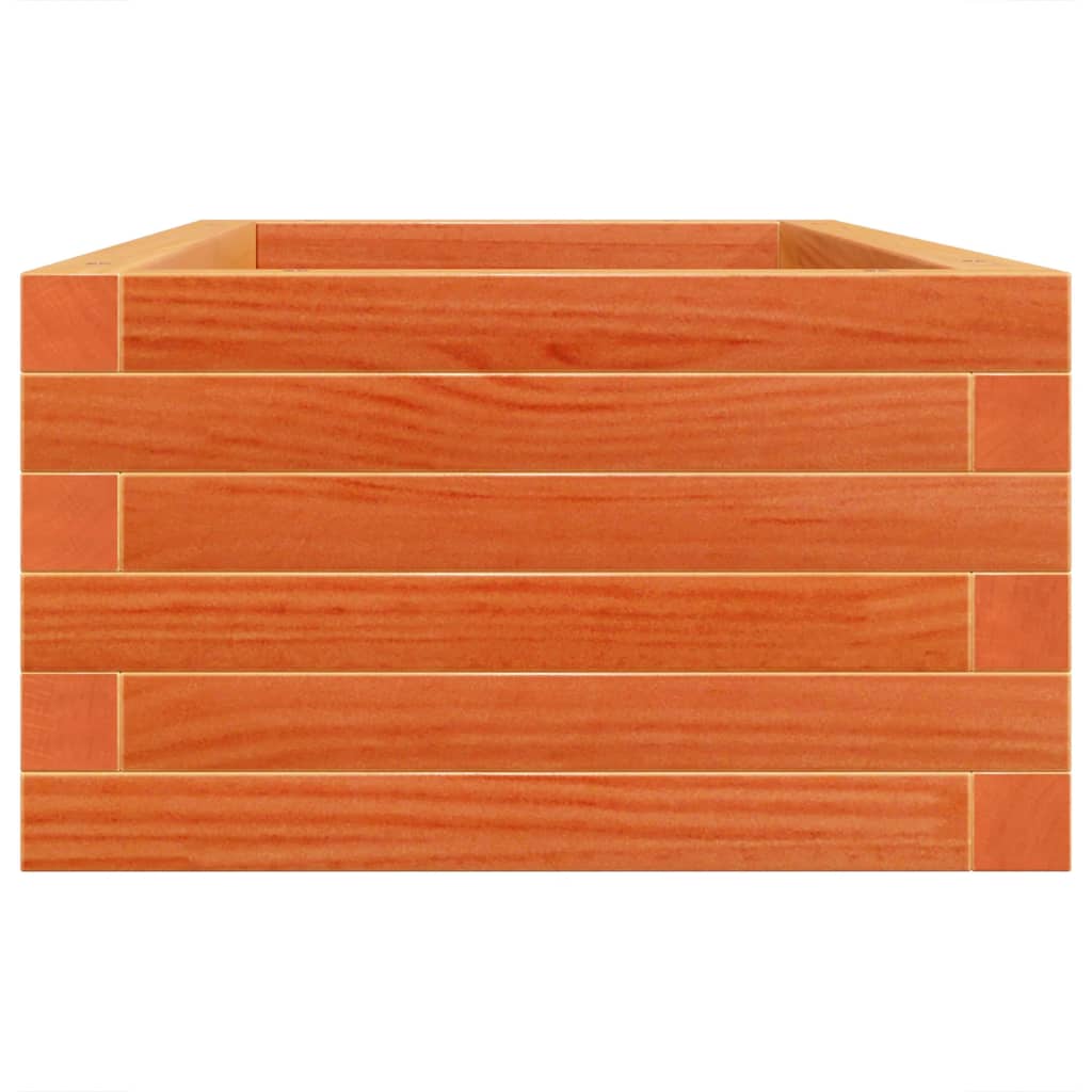 Vrtna sadilica voštano smeđa 90 x 40 x 23 cm masivna borovina