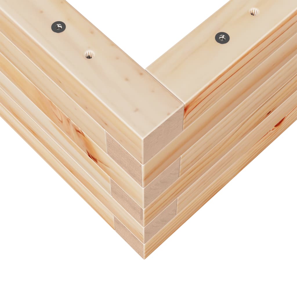 Vrtna sadilica 90 x 60 x 23 cm od masivne borovine
