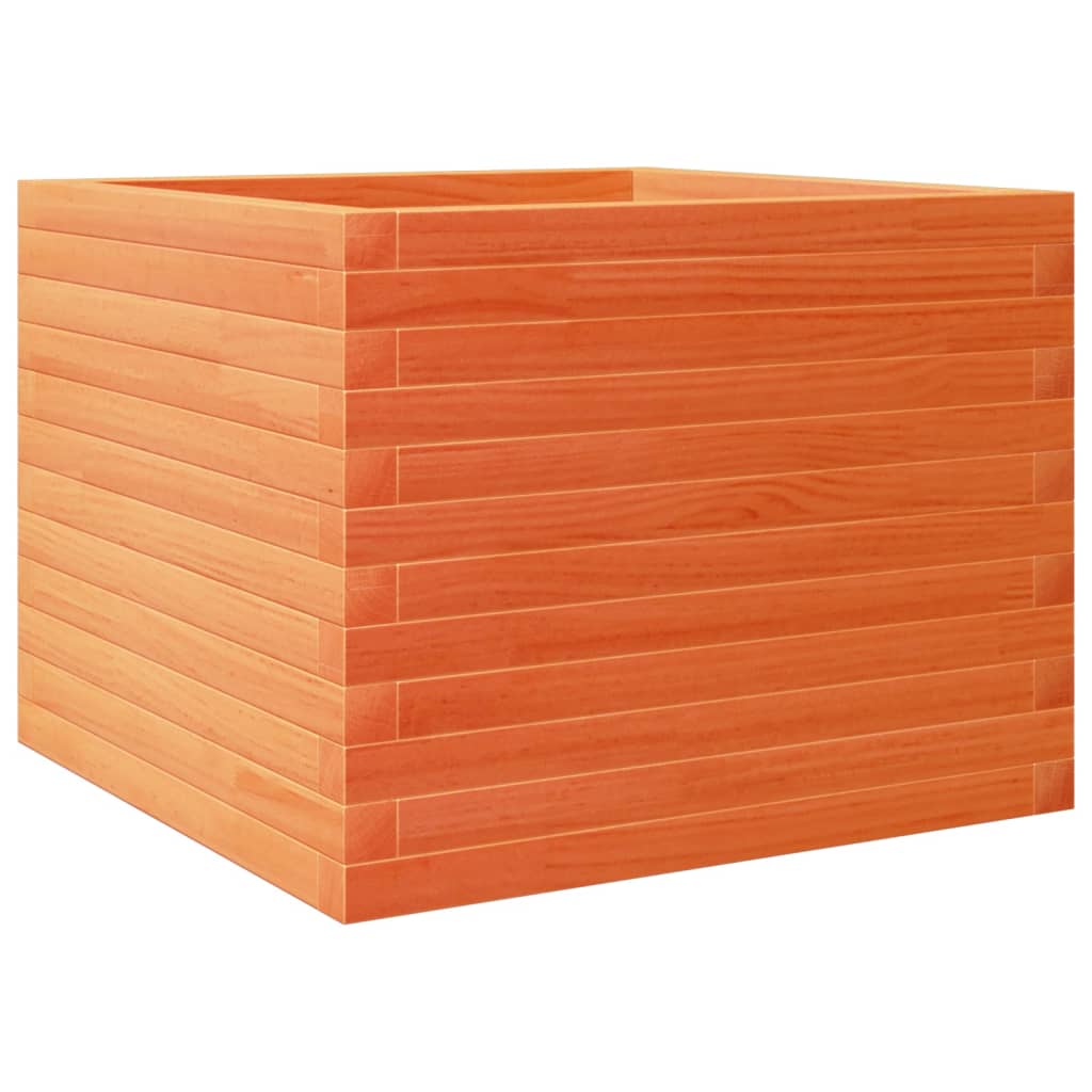 Vrtna sadilica voštano smeđe boje 60x60x45,5 cm od borovine