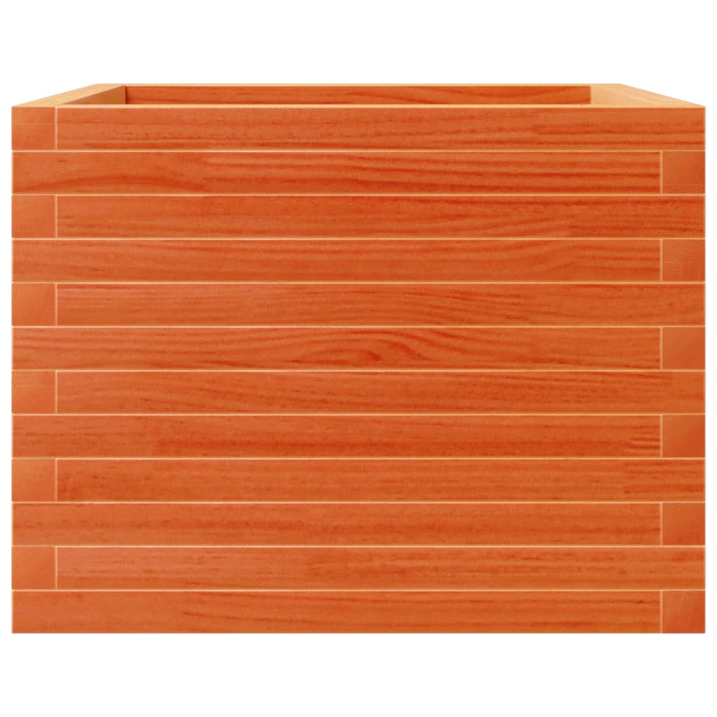 Vrtna sadilica voštano smeđe boje 60x60x45,5 cm od borovine