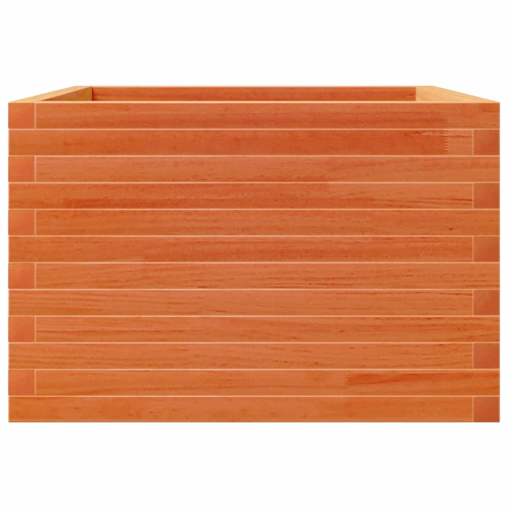 Vrtna sadilica voštano smeđa 70x70x45,5 cm masivna borovina