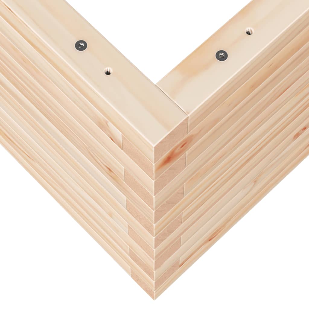 Vrtna sadilica 70x40x45,5 cm od masivne borovine