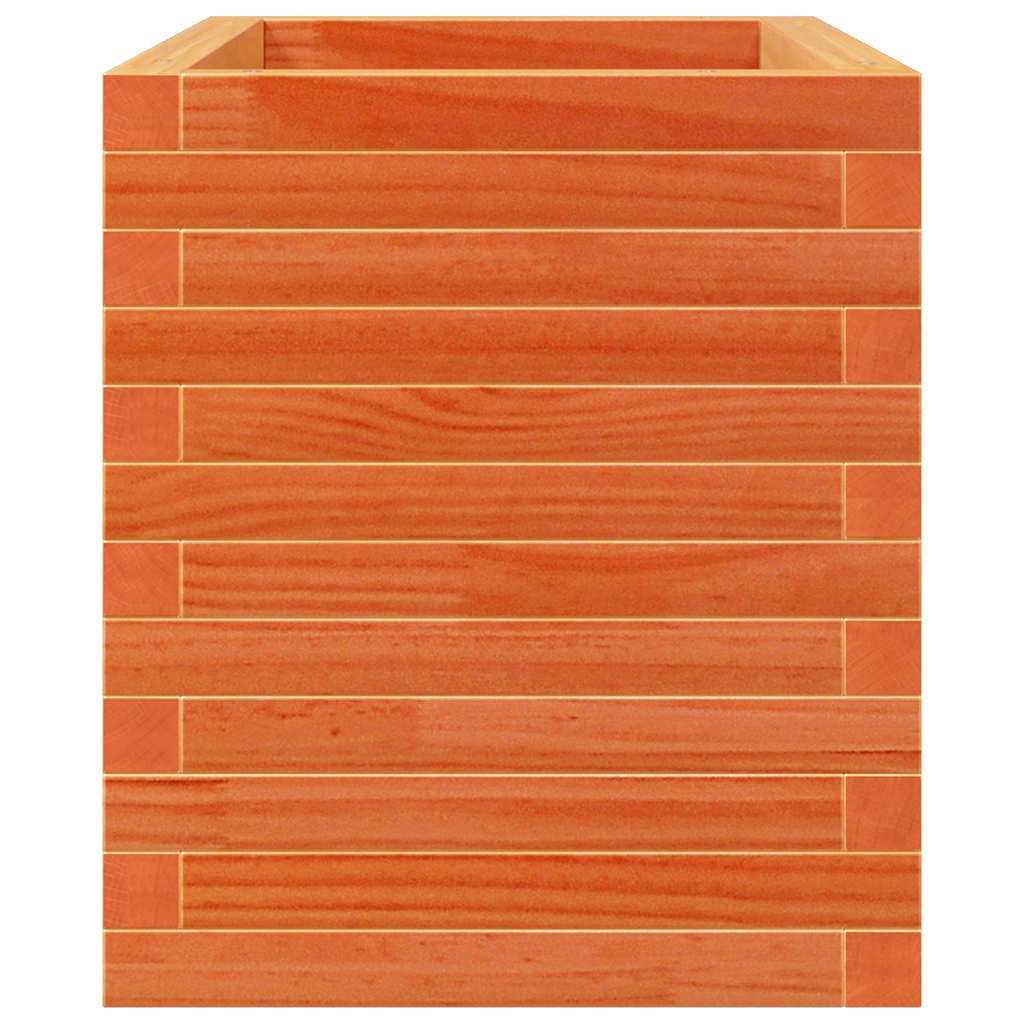 Vrtna sadilica voštano smeđe boje 70x40x45,5 cm od borovine
