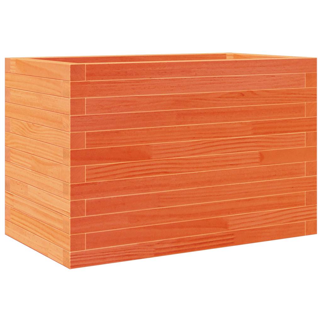 Vrtna sadilica voštano smeđe boje 70x40x45,5 cm od borovine