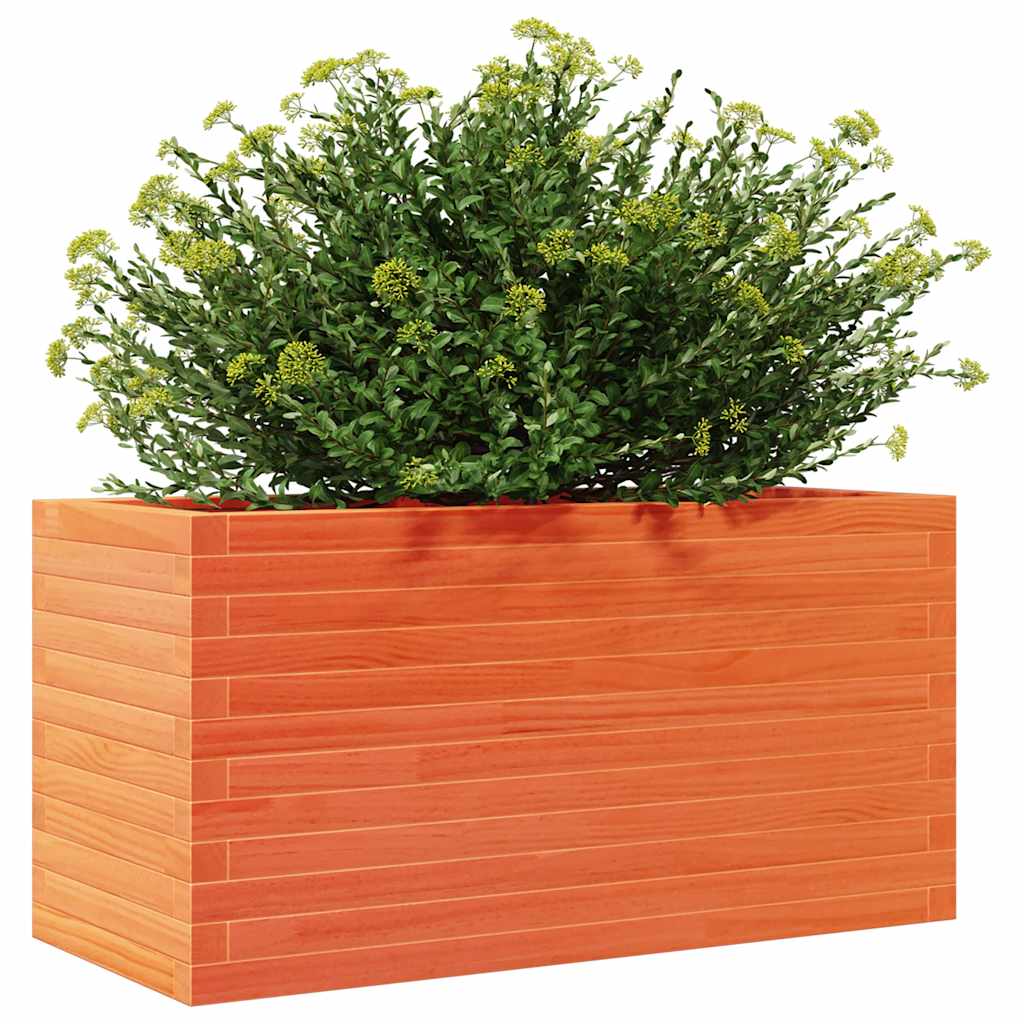 Vrtna sadilica voštano smeđe boje 90x40x45,5 cm od borovine