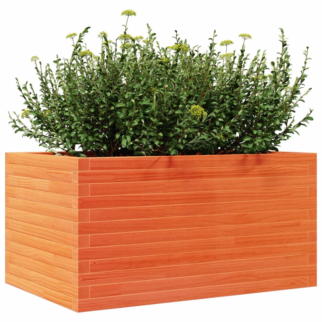 Vrtna sadilica voštano smeđe boje 90x60x45,5 cm od borovine