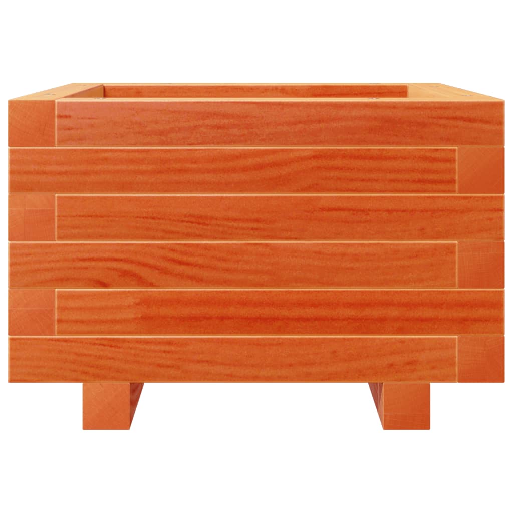Vrtna sadilica voštano smeđa 40x40x26,5 cm masivna borovina