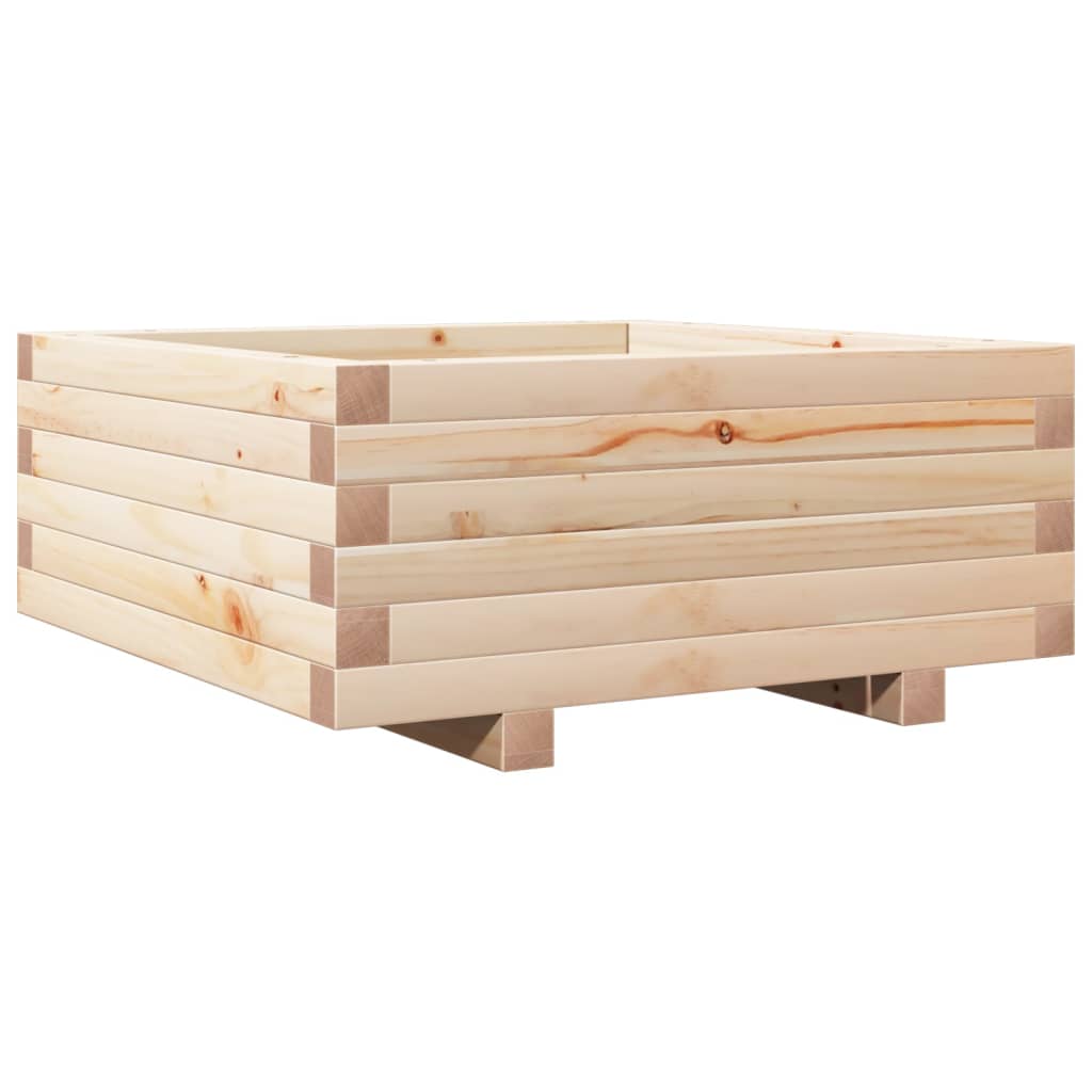 Vrtna sadilica 60x60x26,5 cm od masivne borovine