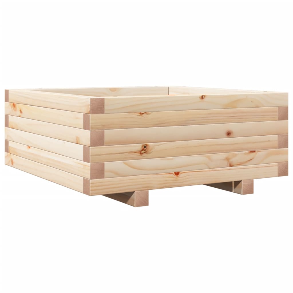 Vrtna sadilica 60x60x26,5 cm od masivne borovine
