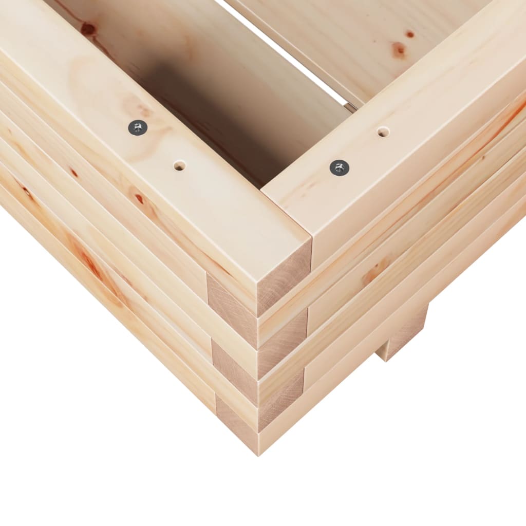 Vrtna sadilica 60x60x26,5 cm od masivne borovine