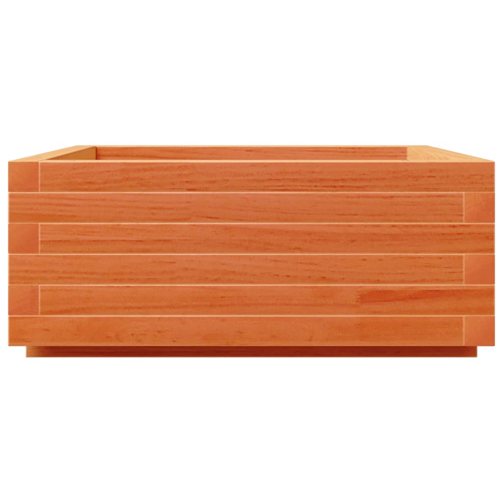 Vrtna sadilica voštano smeđe boje 60x60x26,5 cm od borovine