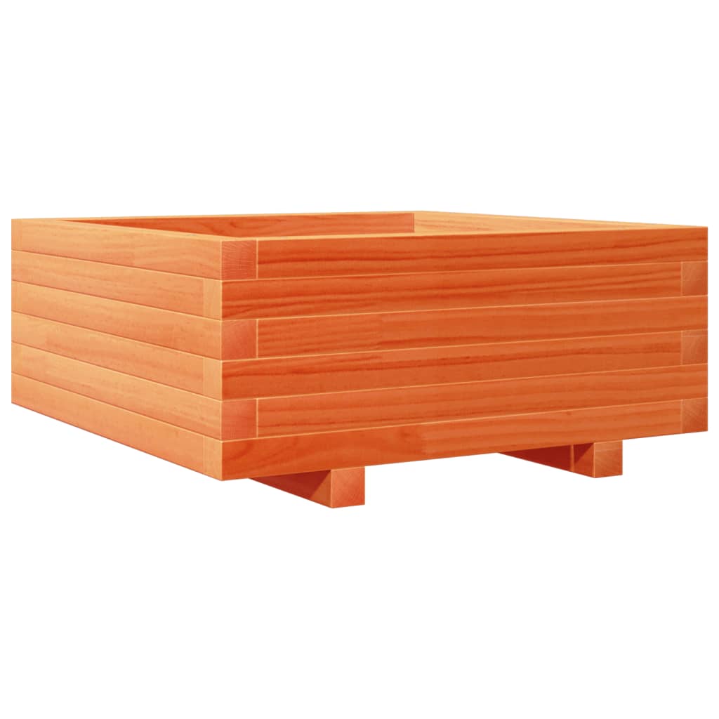 Vrtna sadilica voštano smeđe boje 60x60x26,5 cm od borovine