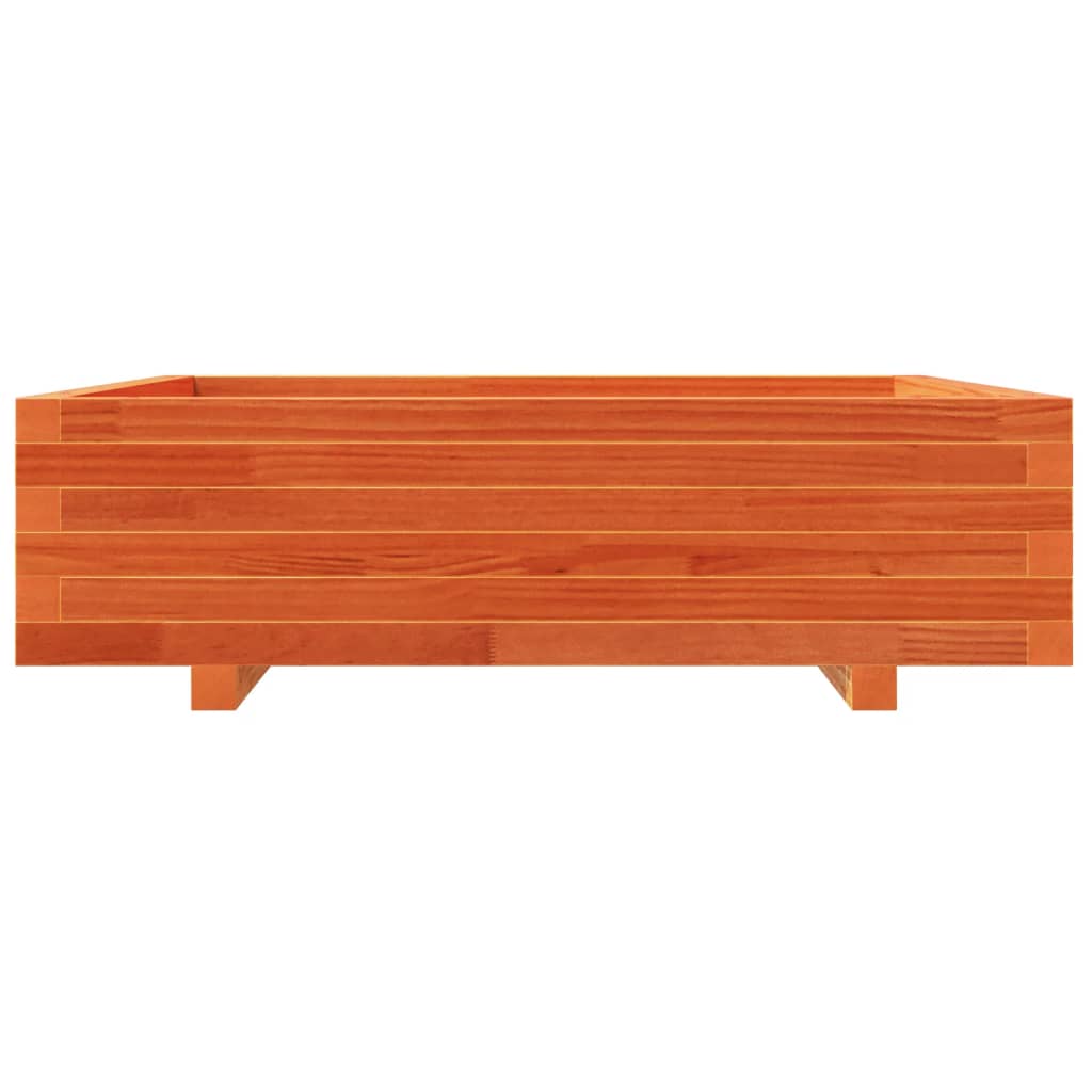 Vrtna sadilica voštano smeđe boje 90x90x26,5 cm od borovine