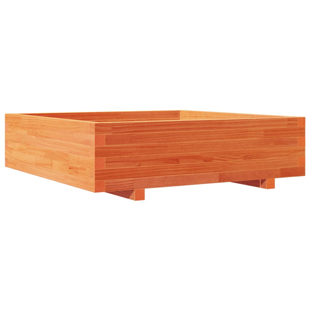 Vrtna sadilica voštano smeđe boje 90x90x26,5 cm od borovine