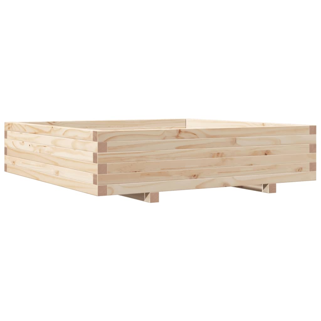 Vrtna sadilica 100x100x26,5 cm od masivne borovine