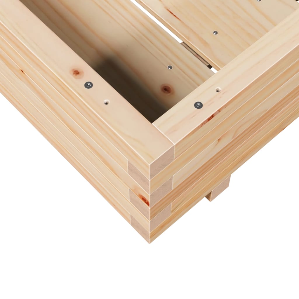 Vrtna sadilica 100x100x26,5 cm od masivne borovine