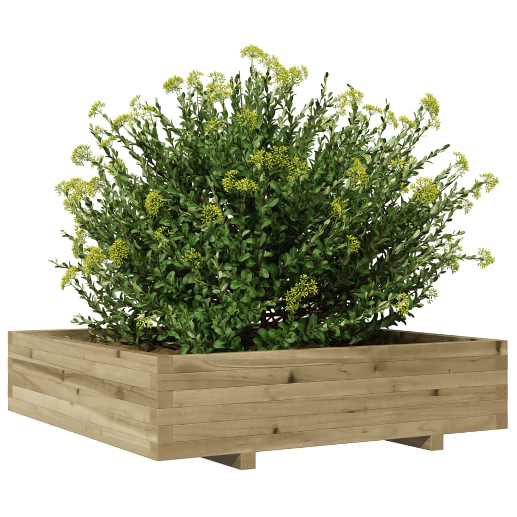 Vrtna sadilica 100x100x26,5 cm od impregnirane borovine
