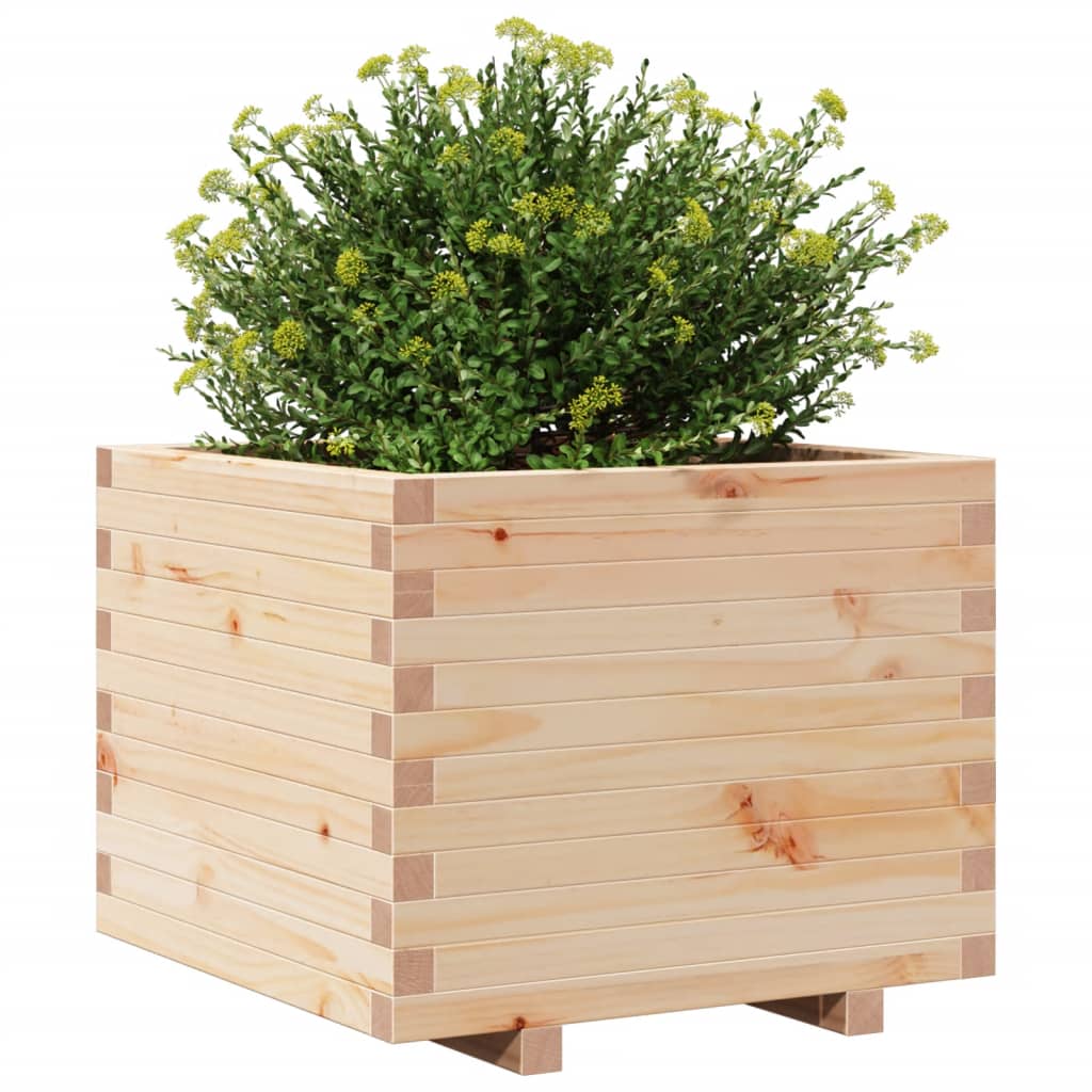 Vrtna sadilica 60x60x49,5 cm od masivne borovine