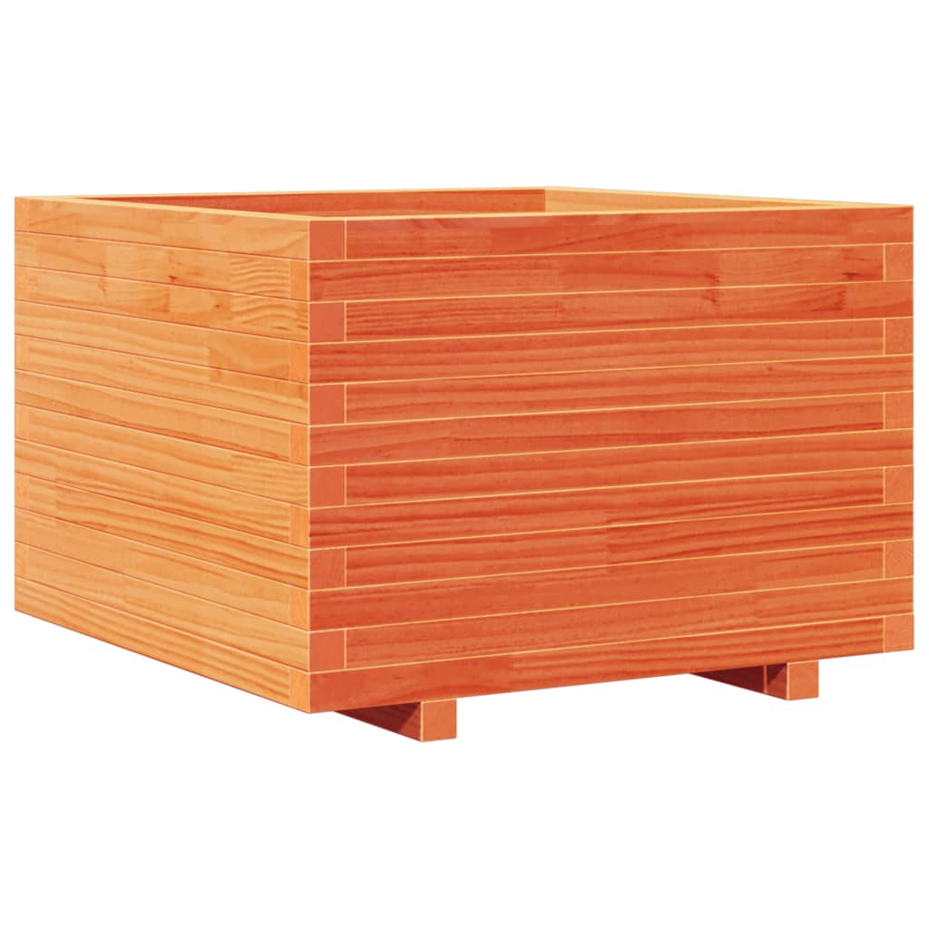 Vrtna sadilica voštano smeđe boje 70x70x49,5 cm od borovine