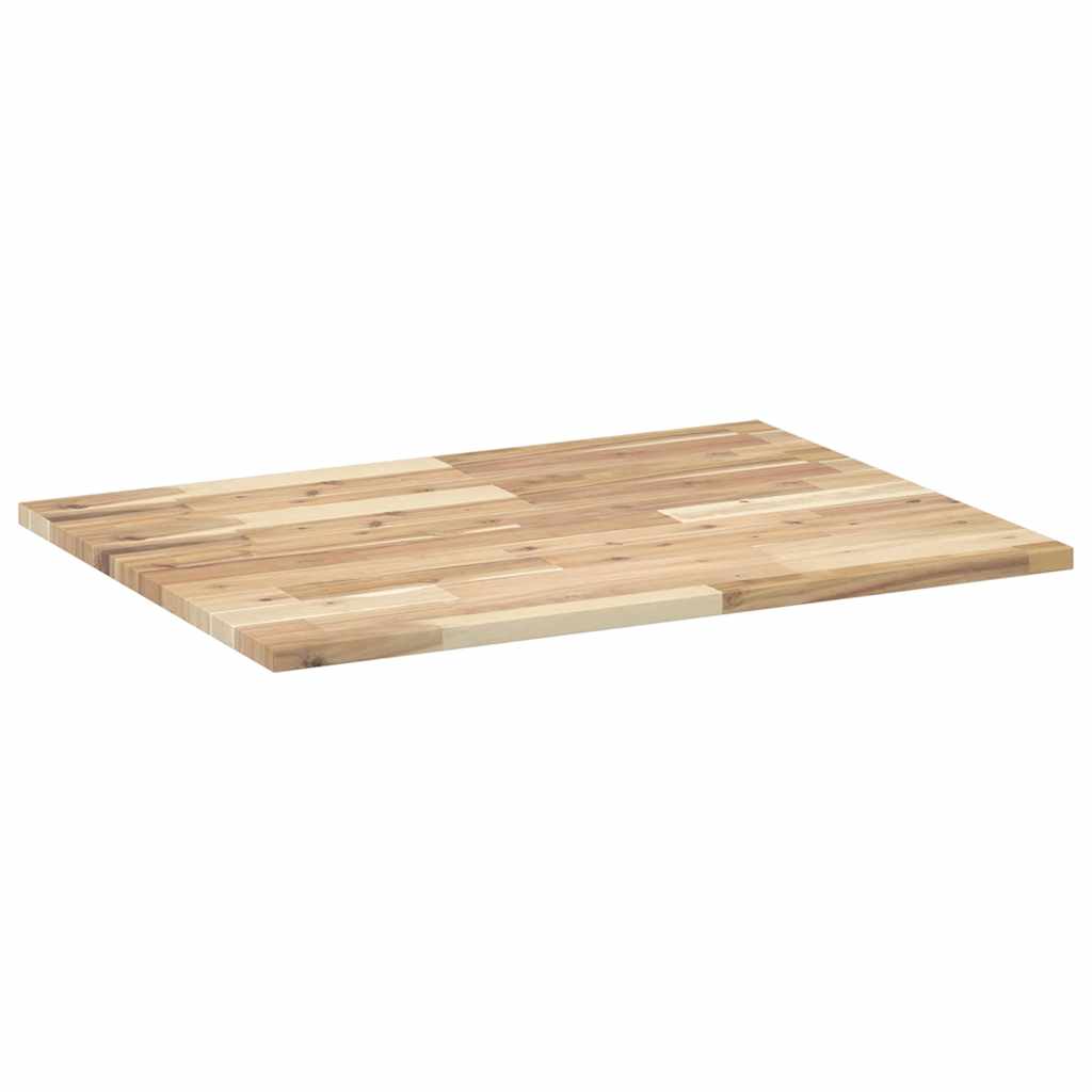 Stolna ploča 100x60x2 cm pravokutna od masivnog drva bagrema