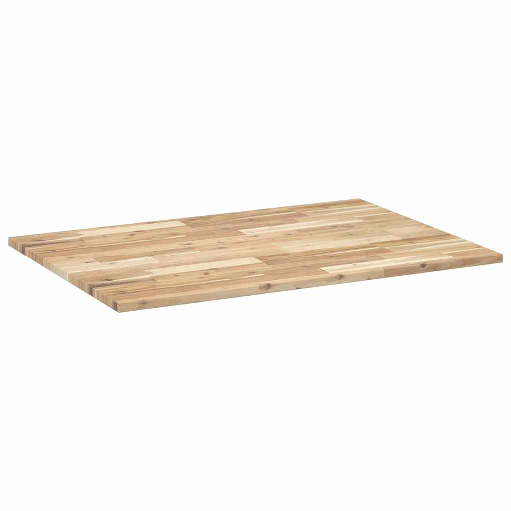 Stolna ploča 100x70x2 cm pravokutna od masivnog drva bagrema