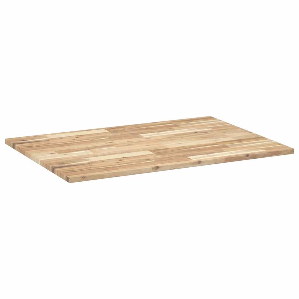 Stolna ploča 120x70x2 cm pravokutna od masivnog drva bagrema