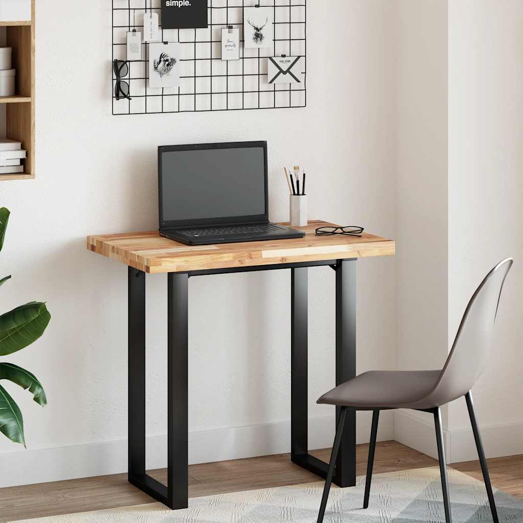 Stolna ploča 80x50x4 cm pravokutna od masivnog drva bagrema