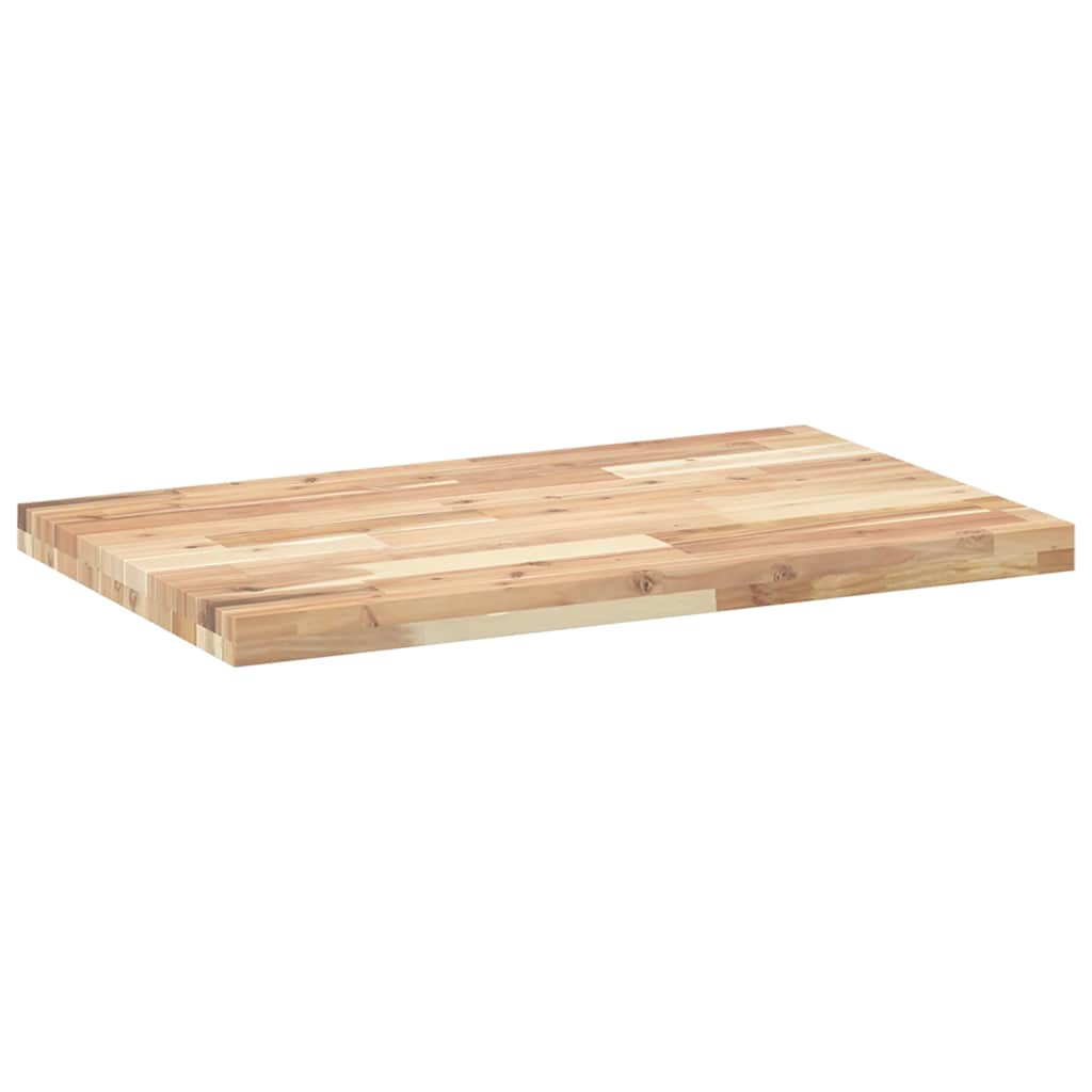 Stolna ploča 100x50x4 cm pravokutna od masivnog drva bagrema