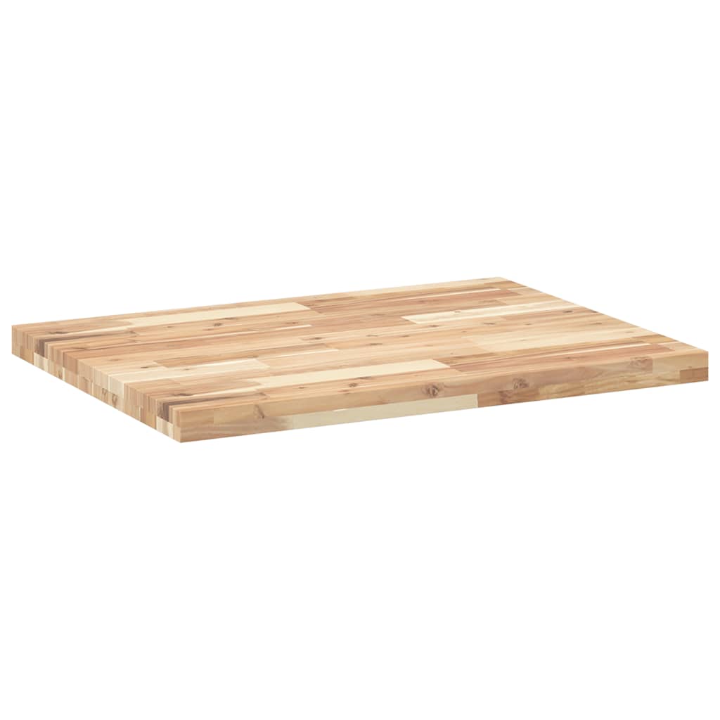 Stolna ploča 100x60x4 cm pravokutna od masivnog drva bagrema