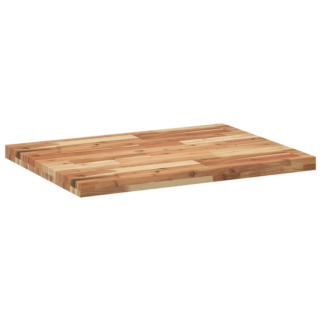 Stolna ploča 100x60x4 cm pravokutna od masivnog drva bagrema