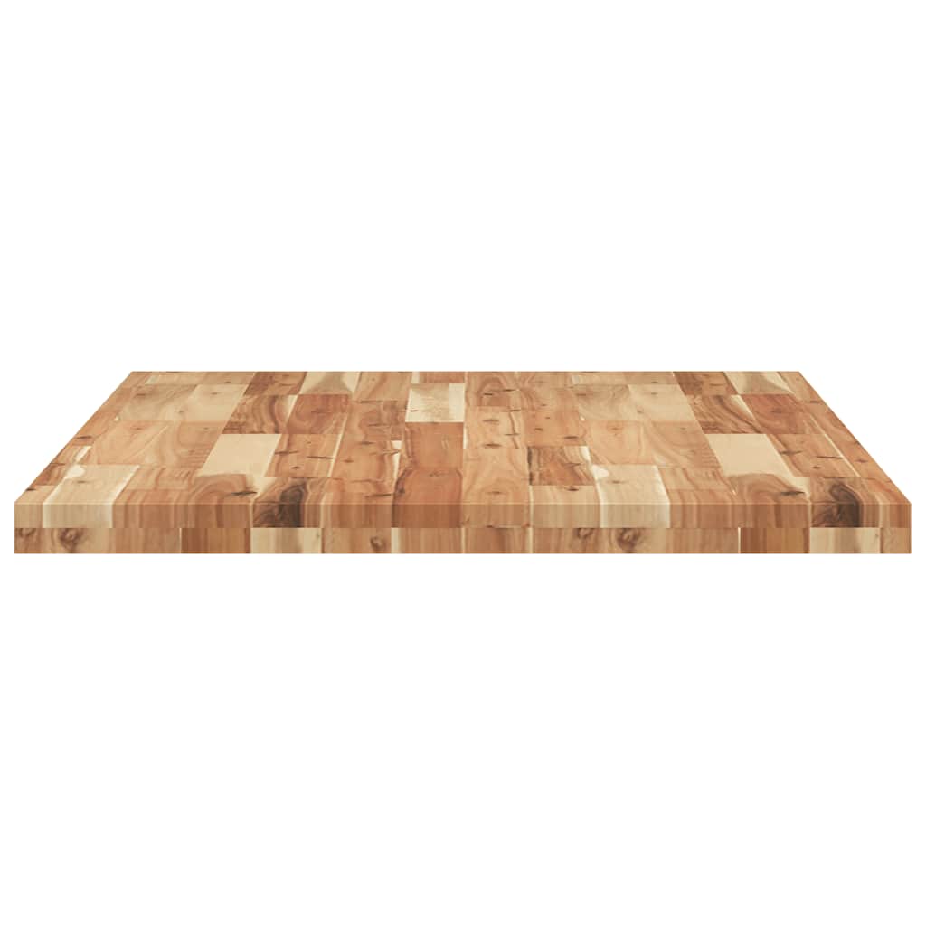 Stolna ploča 80 x 70 x 4 cm pravokutna od masivnog drva bagrema