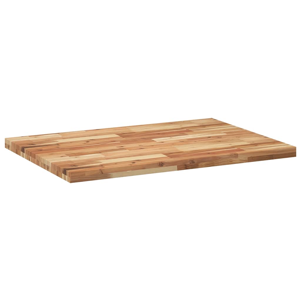Stolna ploča 80 x 70 x 4 cm pravokutna od masivnog drva bagrema