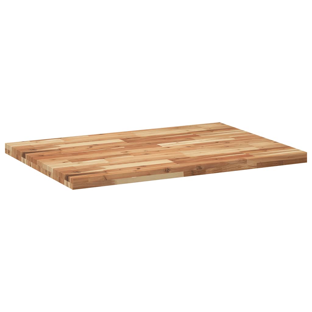 Stolna ploča 100x70x4 cm pravokutna od masivnog drva bagrema