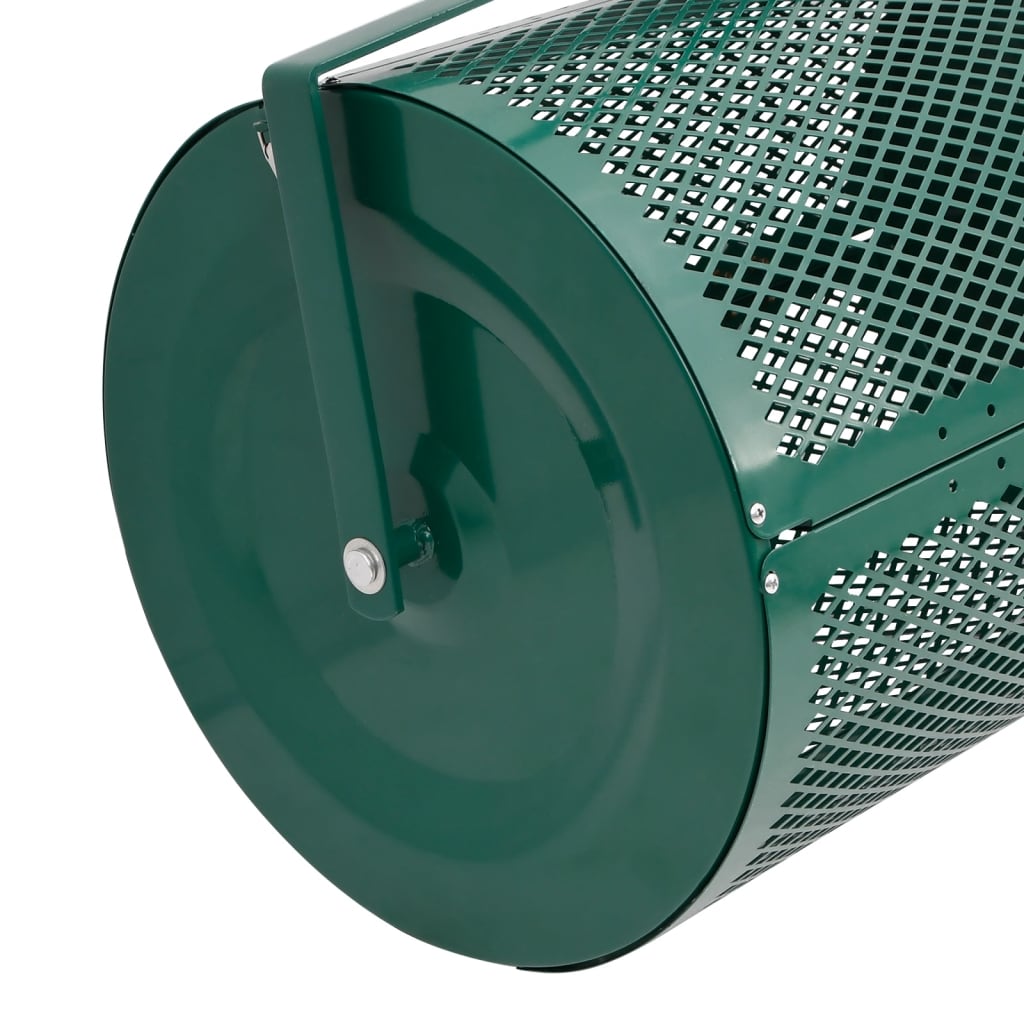 Rasipač komposta 75L zeleni Ø 40 x 60 cm čelični
