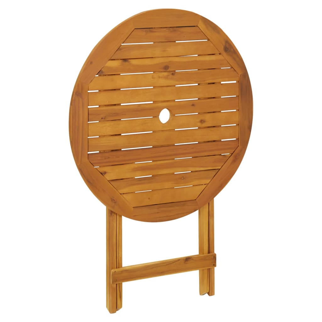 3-dijelni bistro set od poliratana i masivnog drva bež