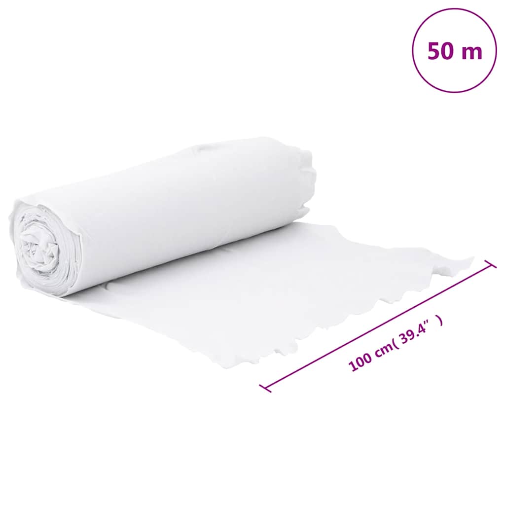Geotekstilna opna bijela 1 x 50 m od poliesterskih vlakana