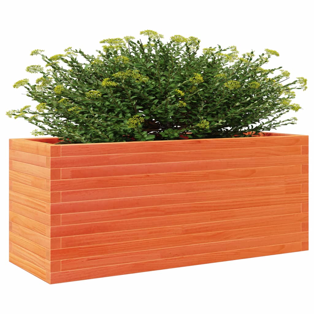 Vrtna sadilica voštano smeđe boje 110x40x46 cm od borovine