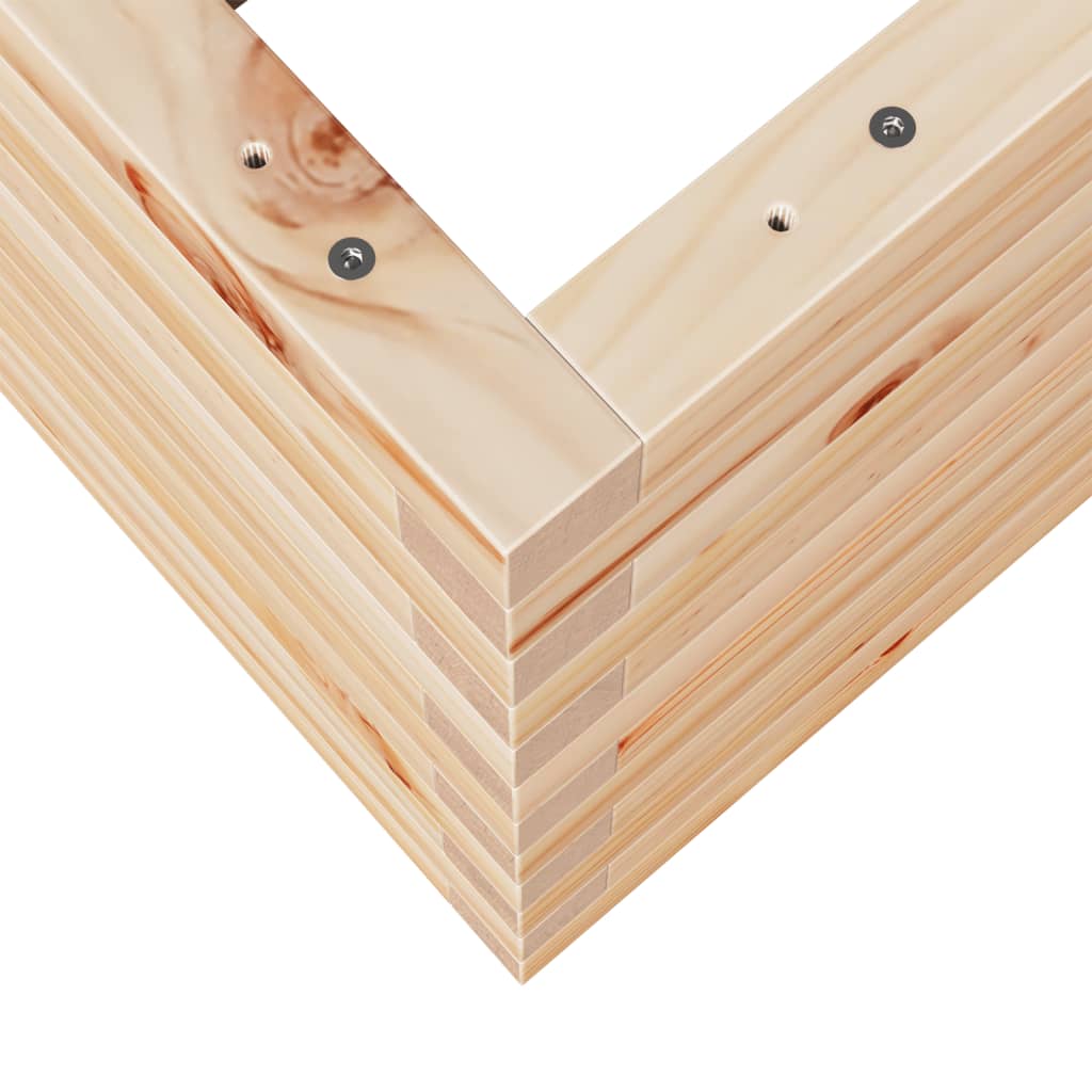 Vrtna sadilica 90x60x46 cm od masivne borovine