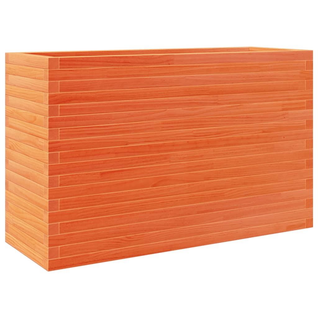 Vrtna sadilica voštano smeđe boje 110x40x68,5 cm od borovine