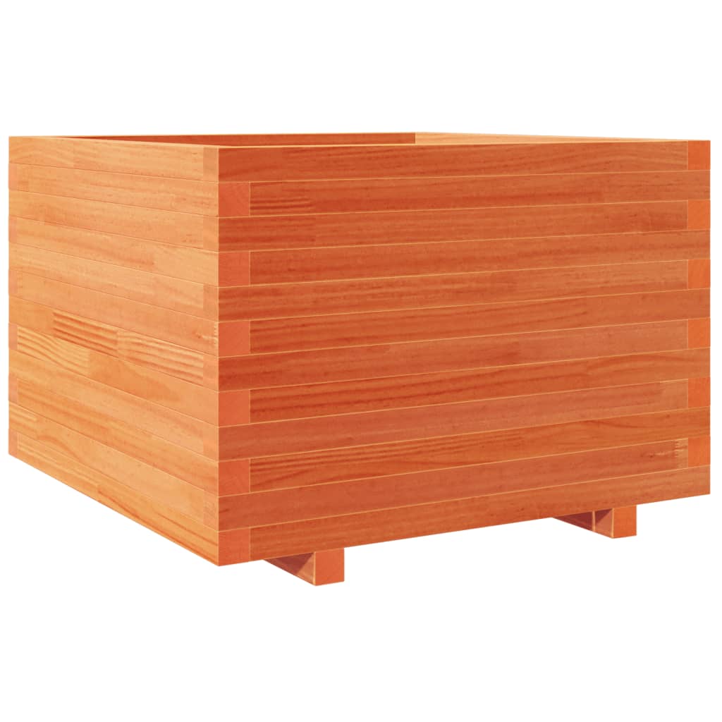 Vrtna sadilica voštano smeđe boje 70x70x49,5 cm od borovine