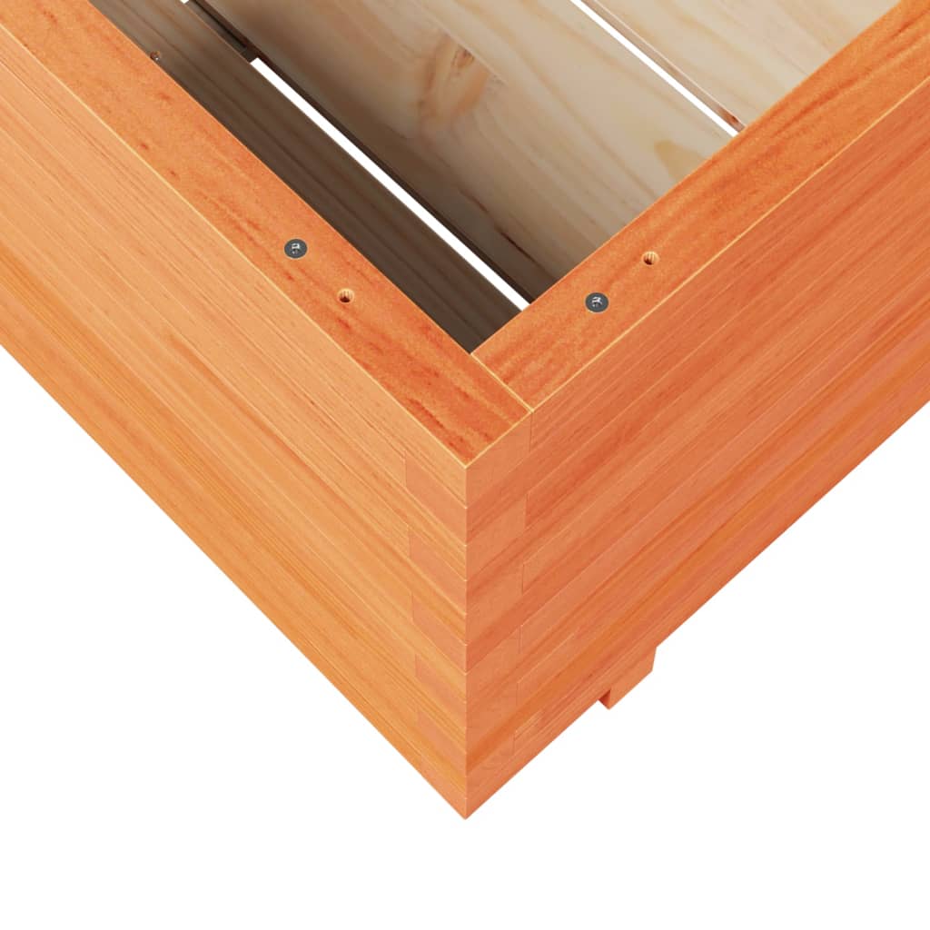 Vrtna sadilica voštano smeđe boje 70x70x49,5 cm od borovine