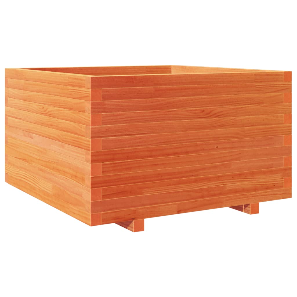 Vrtna sadilica voštano smeđe boje 80x80x49,5 cm od borovine