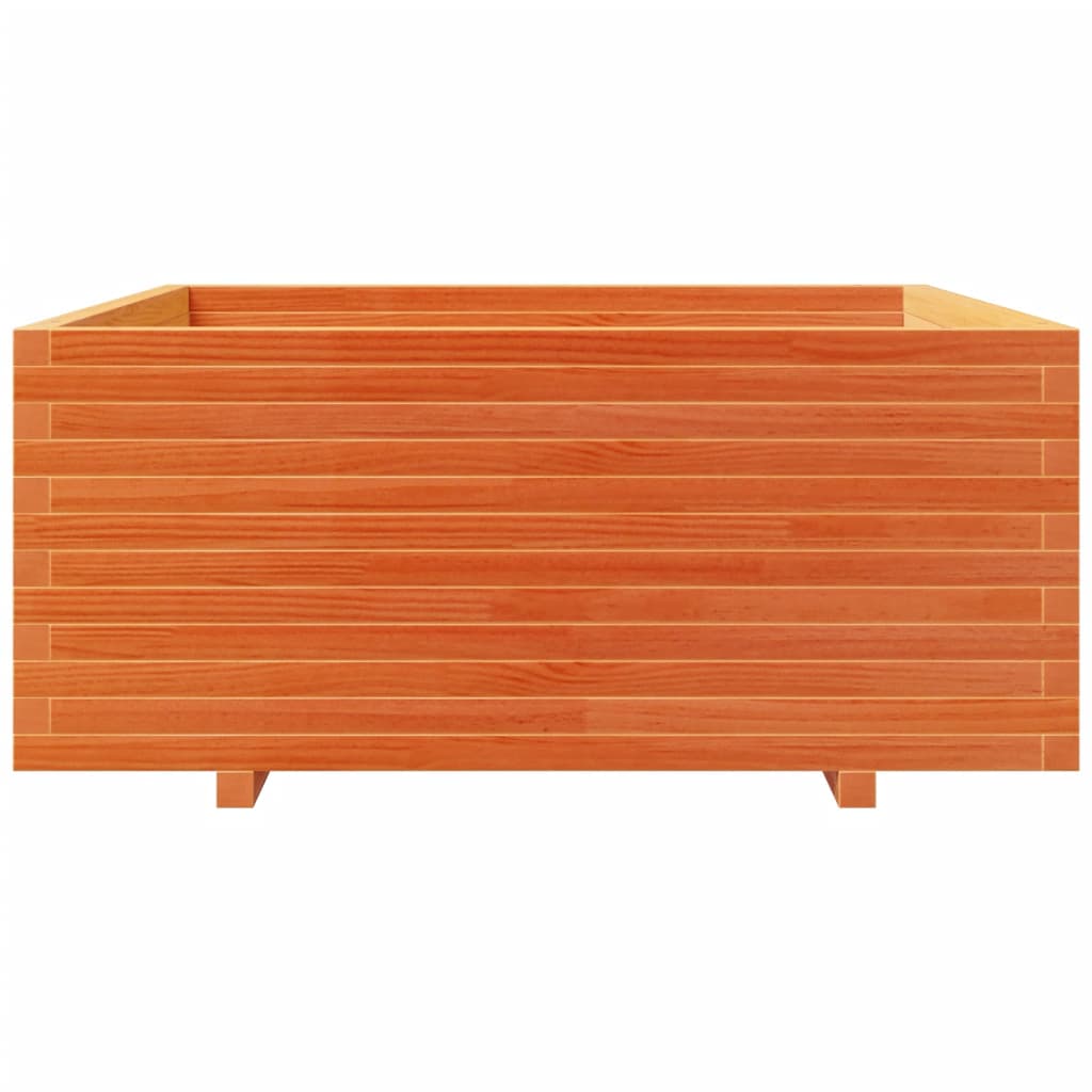 Vrtna sadilica voštano smeđe boje 110x110x49,5 cm od borovine