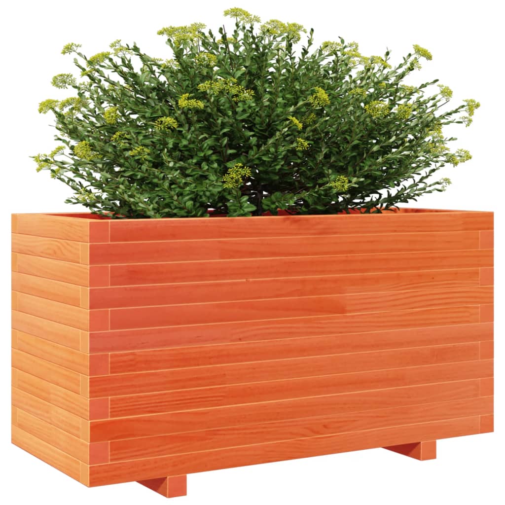 Vrtna sadilica voštano smeđe boje 90x40x49,5 cm od borovine