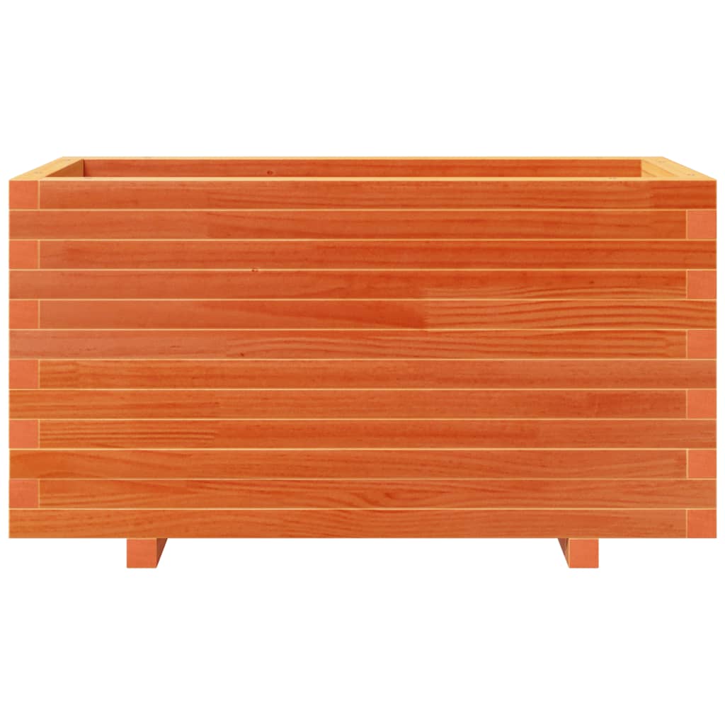 Vrtna sadilica voštano smeđe boje 90x40x49,5 cm od borovine